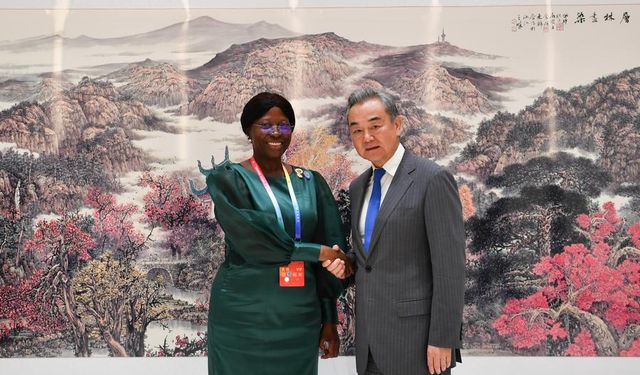 Çin Dışişleri Bakanı Wang, Afrikalı yetkililerle bir araya geldi
