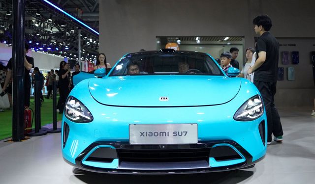 Çin'de düzenlenen 22. Changchun Uluslararası Otomobil Fuarı'nda son teknoloji otomobiller sergileniyor