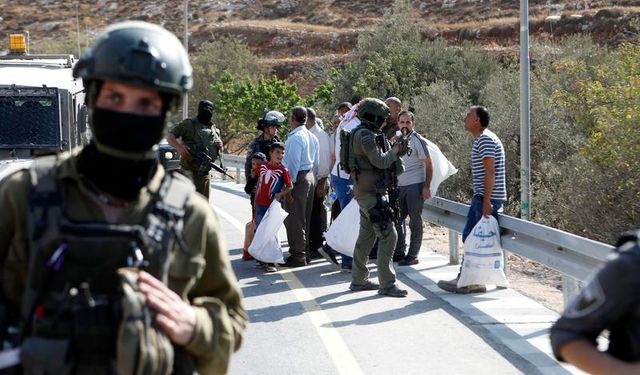 İsrail güçleri, Filistinlilerin zeytin hasadı yapmasına engel oluyor