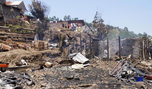 Kongo Demokratik Cumhuriyeti'nde yangın: En az 14 ölü