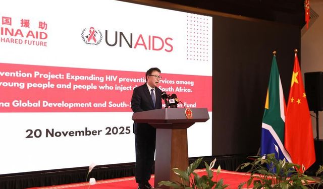 Çin, HIV/AIDS ile mücadele için Güney Afrika'ya 3,49 milyon dolarlık destek sağlayacak