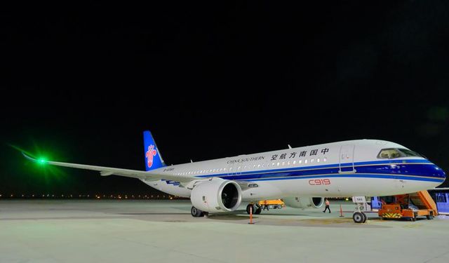 Çin'in yerli üretim C919 jet uçağı, Ortadoğu'da ilk kez tanıtılacak