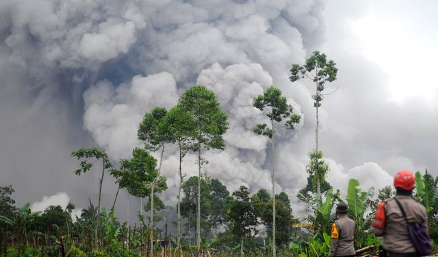 Endonezya'da Semeru Yanardağı patladı