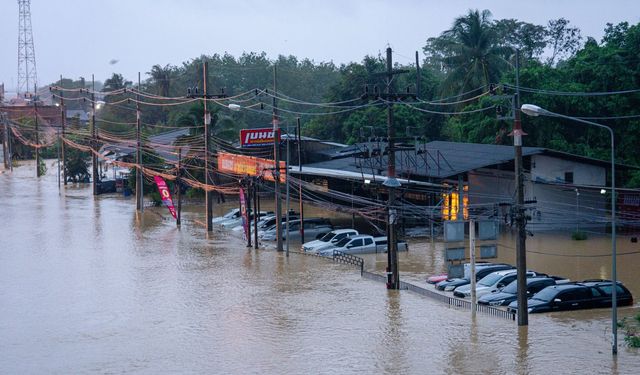 Tayland'da muson yağmurlarının neden olduğu seller 9 eyaleti vurdu