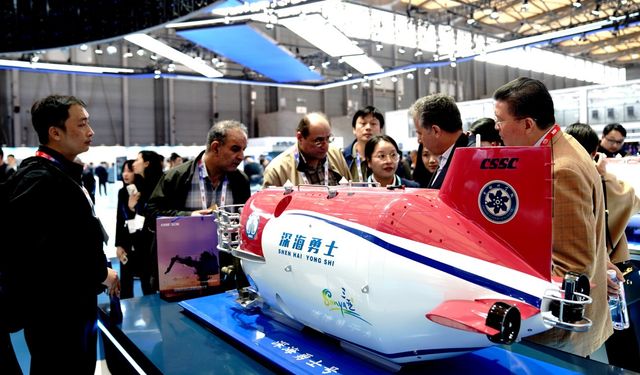 Çin'in Shanghai kenti, deniz teknolojileri fuarına ev sahipliği yapıyor