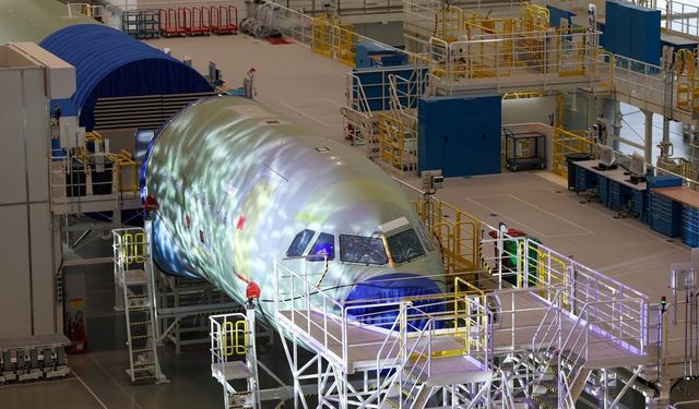 Tek seferde en fazla Airbus parçasının taşındığı sevkiyat Çin'in Tianjin Limanı'na ulaştı