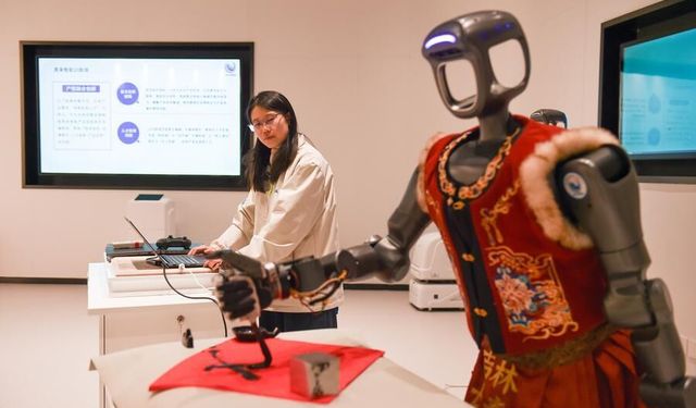 Çin'in Jilin eyaletinde robotların otonom becerileri geliştiriliyor