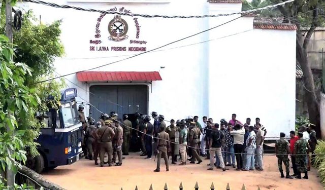Sri Lanka'daki cezaevi isyanı yaklaşık 300.000 dolar maddi hasara neden oldu