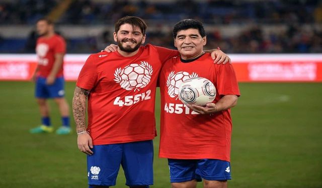 Diego Maradona Jr.'dan babasına veda!