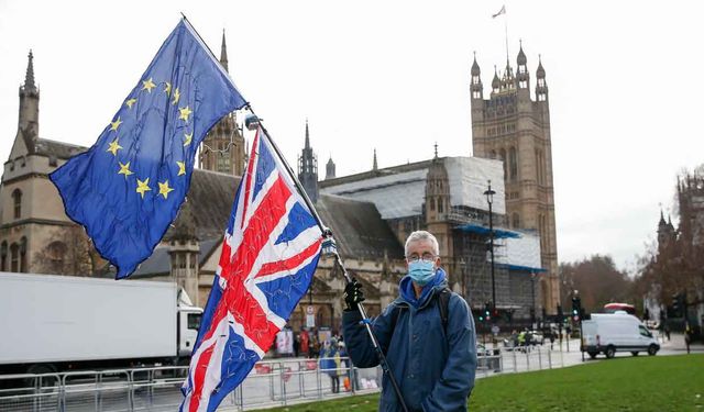 Londra'da Brexit Protestosu!