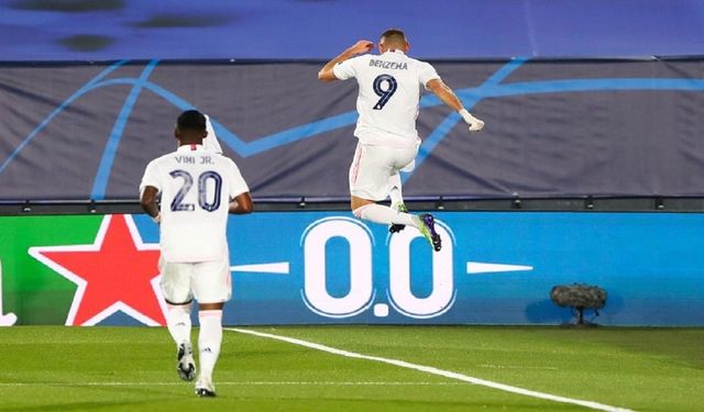 UEFA Şampiyonlar Ligi'nde Real Madrid-Monchengladbach Maçından Kareler.