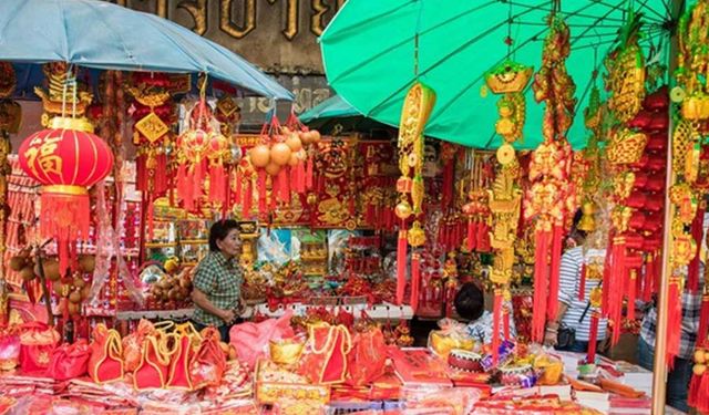 Tayland'ın başkenti Bangkok'ta Çin Yeni Yılı hazırlıkları