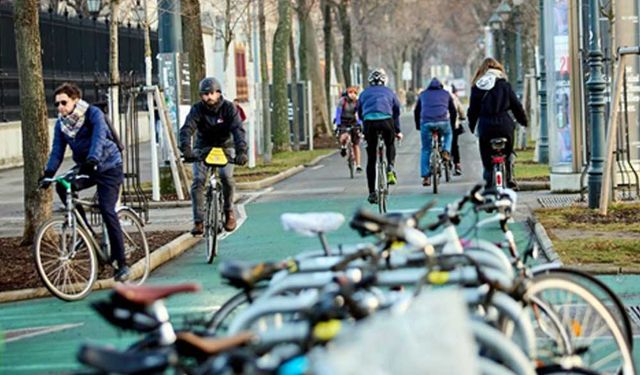 Avusturya'da bisiklet trafiği artıyor