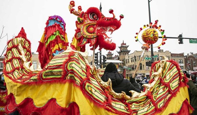 Chicago'da Çin Yeni Yılı kutlaması