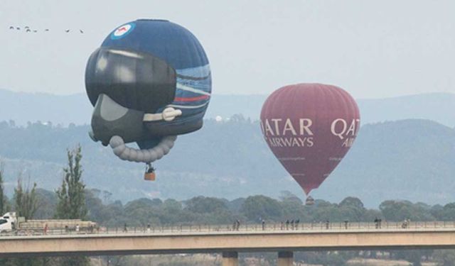 Avustralya'nın Kanberra kentinde balon festivali