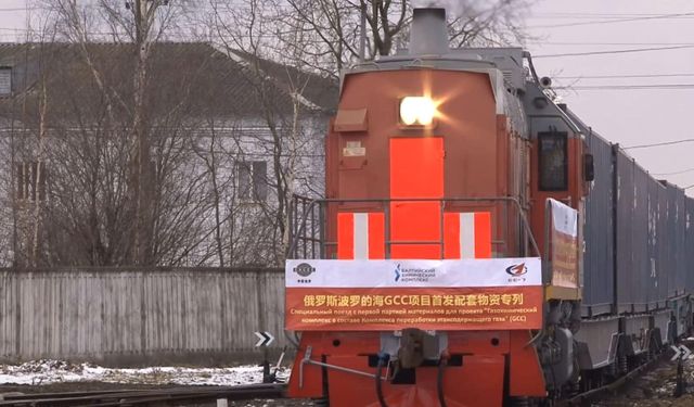 Chengdu ile St. Petersburg'u birbirine bağlayan ilk Çin-Avrupa yük treni varış noktasına ulaştı