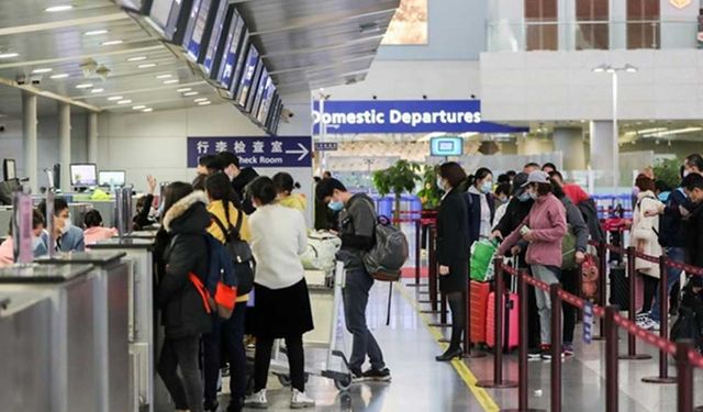 Çin'deki hava yolu seyahatlerinin salgın öncesi seviyelere yaklaşması bekleniyor