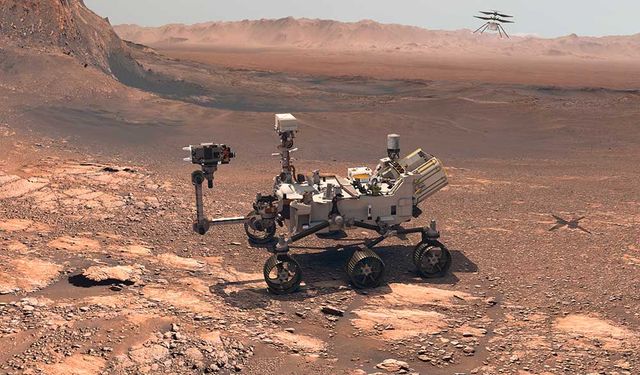 NASA'nın Perseverance gezgini Mars'ta ilk sürüşünü gerçekleştirdi