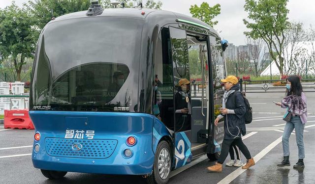 Çin'in en uzun sürücüsüz otobüs güzergahı Suzhou'da