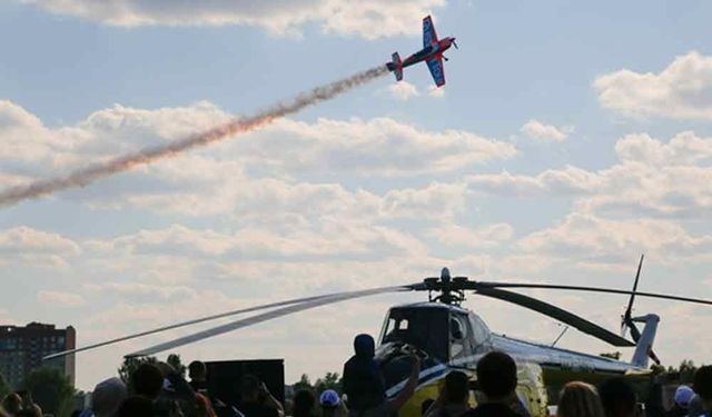 Moskova'da havacılık festivali