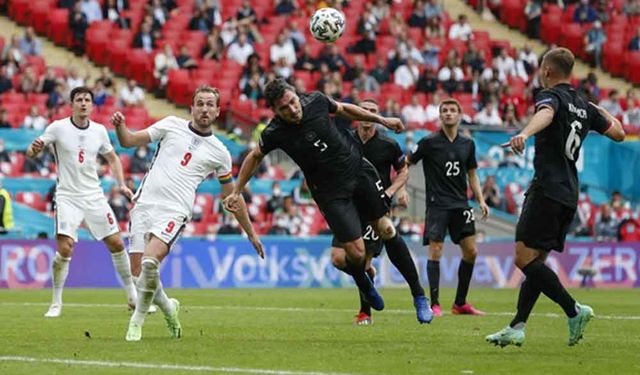 EURO 2020'de İngiltere, Almanya'yı 2-0 yenerek çeyrek finale yükseldi