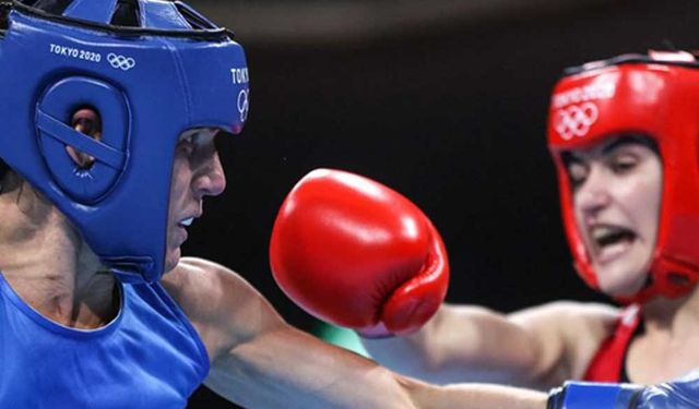 Tokyo 2020'de kadınlar boks hafif sıklette Esra Yıldız çeyrek finalde elendi