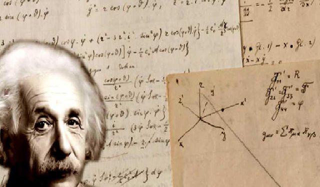 Einstein'ın görelilik teorisi el yazması Paris'te 13 milyon dolara satıldı