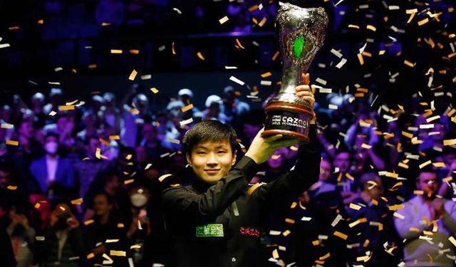 Çinli Zhao Xintong, 2021 İngiltere Bilardo Şampiyonası'nı kazandı