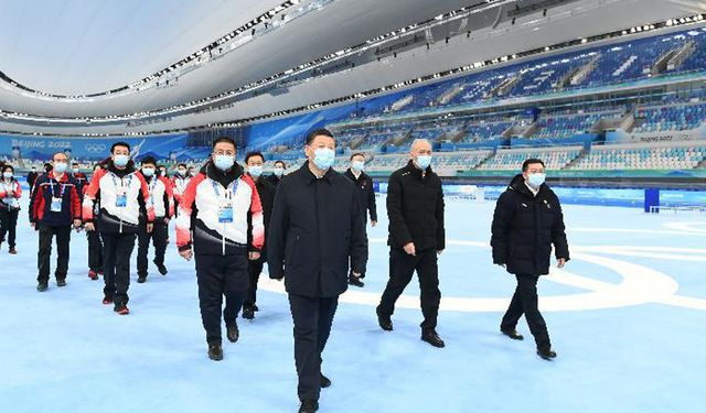 Çin Cumhurbaşkanı Xi Jinping, Beijing 2022 Kış Olimpiyatları hazırlıklarını inceledi