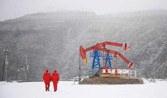 Çin'in en büyük petrol ve gaz sahasında günlük doğalgaz üretimi yeni rekor kırdı