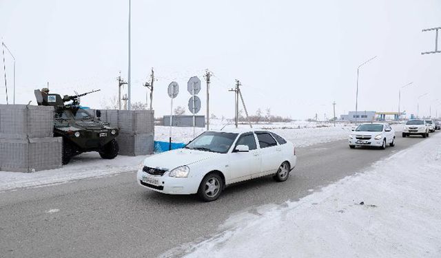 Kazakistan'ın başkenti Nur-Sultan'da güvenlik kontrolleri artırıldı