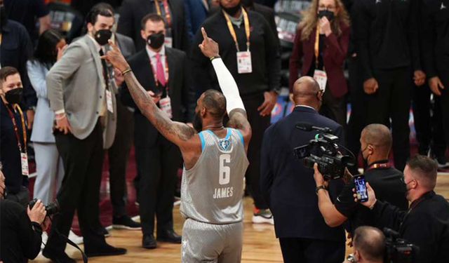 NBA All Star-2022 final maçını LeBron James'in takımı kazandı