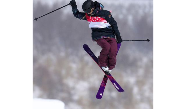 Estonyalı Kelly Sildaru'nun Beijing 2022'deki final mücadelesi