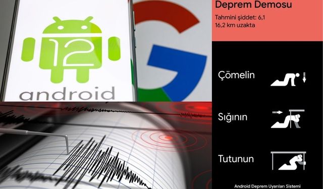 Google'ın Deprem Uyarı Sistemi AFAD'a eklenecek