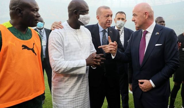 Cumhurbaşkanı Erdoğan, Senegal Stadyumu'nun açılış törenine katıldı