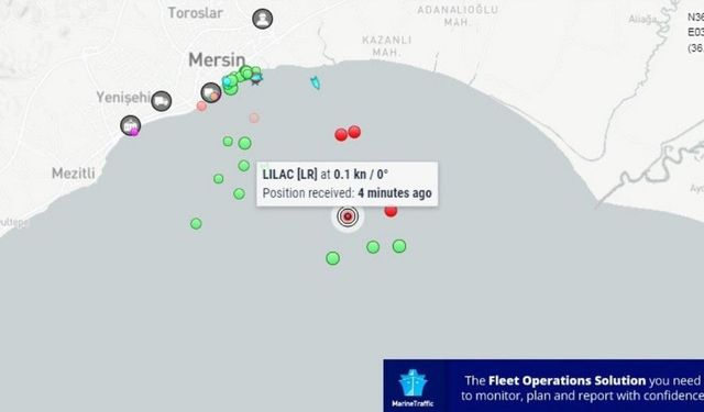 Ayçiçeği yüklü ilk gemi Mersin’e ulaştı