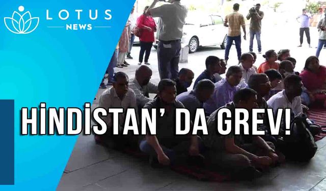 Video: Hindistan'da işçi ve banka sendikalarının çağrısıyla 2 günlük grev başladı