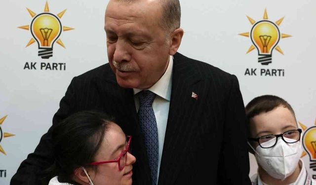 Cumhurbaşkanı Erdoğan, özel sporcularla bir araya geldi