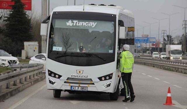 Meteoroloji’nin uyarısı polis ekiplerini harekete geçirdi