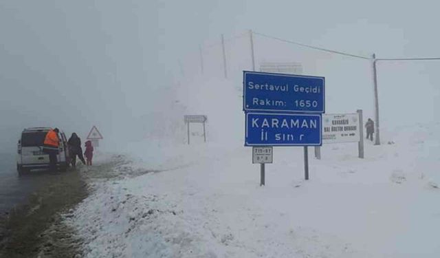 Sertavul Geçidi ulaşıma kapandı