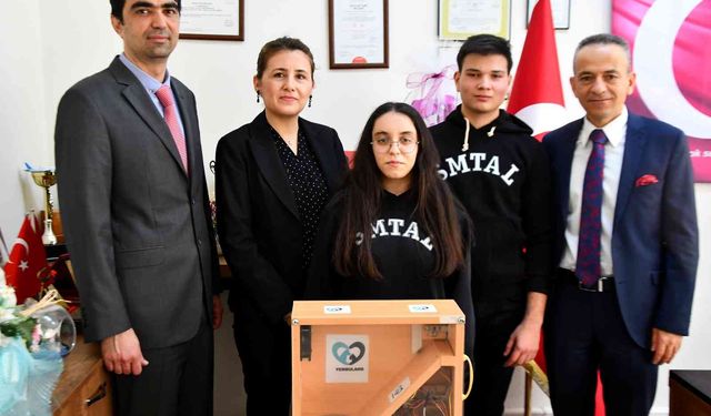 Sökeli öğrencilerin projesi, sokak hayvanlarını aç ve susuz bırakmayacak