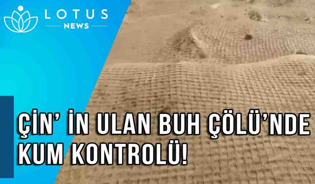 Video: Sazdan ızgaralar Çin'in Ulan Buh Çölü'nde kum kontrolüne yardımcı oluyor