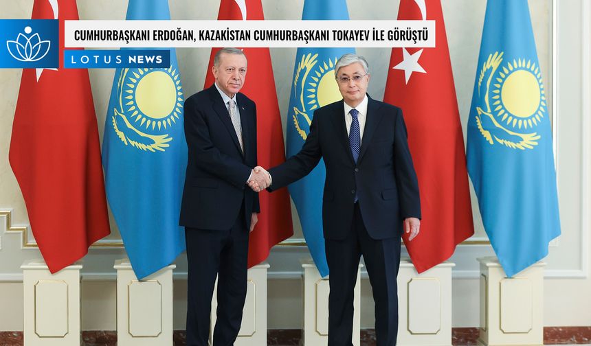 Cumhurbaşkanı Erdoğan, Kazakistan Cumhurbaşkanı Tokayev ile görüştü