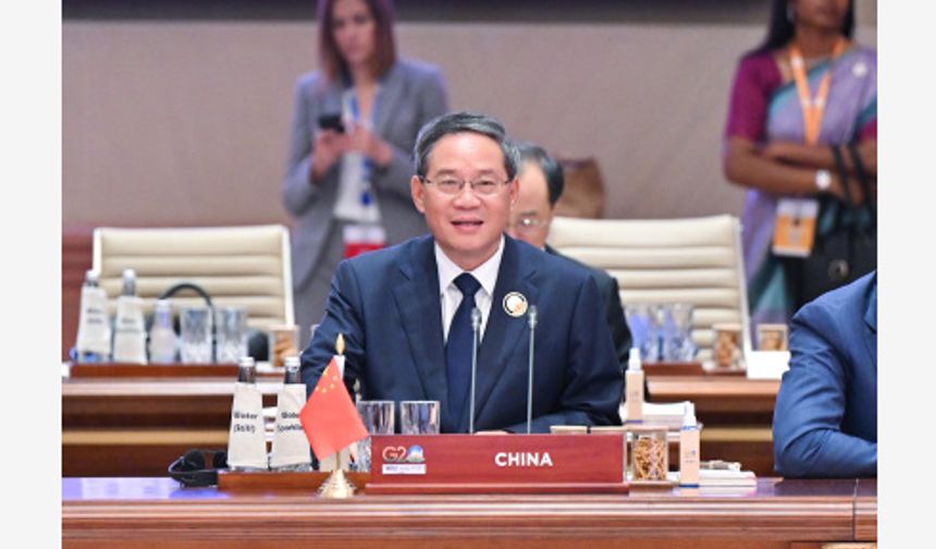 Çin Başbakanı Li, G20 zirvesi için Güney Afrika'da