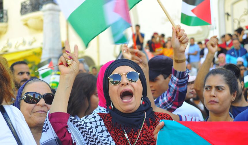 Tunus'ta, Filistin Halkıyla Uluslararası Dayanışma Günü kutlandı