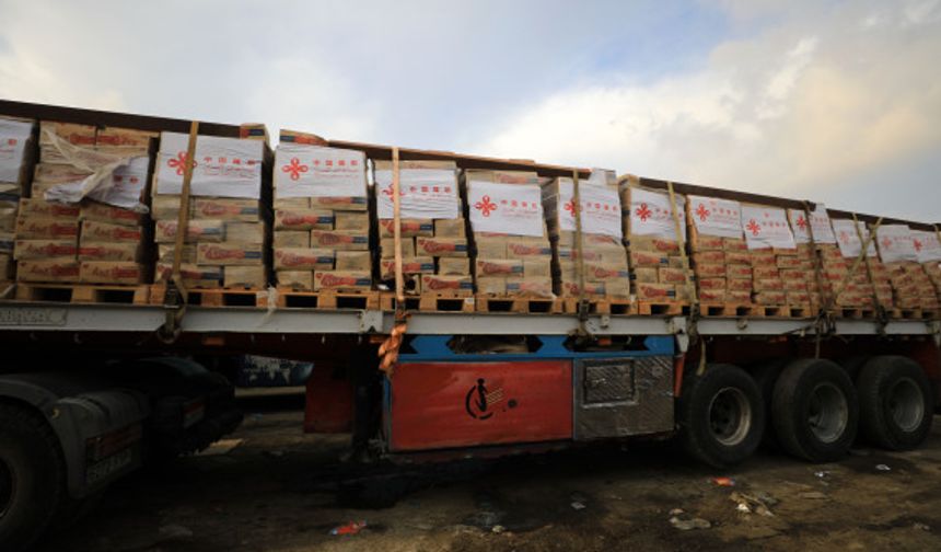 Çin, Gazze'ye yönelik insani yardımlarını artırdı