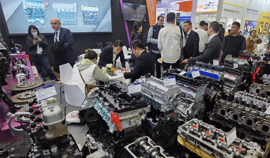 Shanghai'da düzenlenen otomobil parçaları fuarına 5.600'den fazla işletme katılıyor