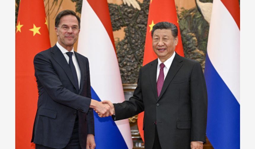 Çin Cumhurbaşkanı Xi, Hollanda Başbakanı Rutte ile görüştü