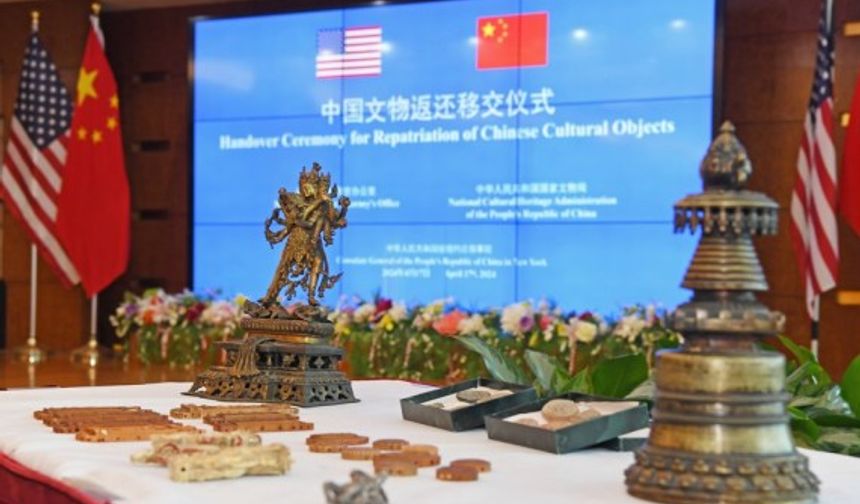 ABD, Çin'e ait 38 kültürel eseri iade etti