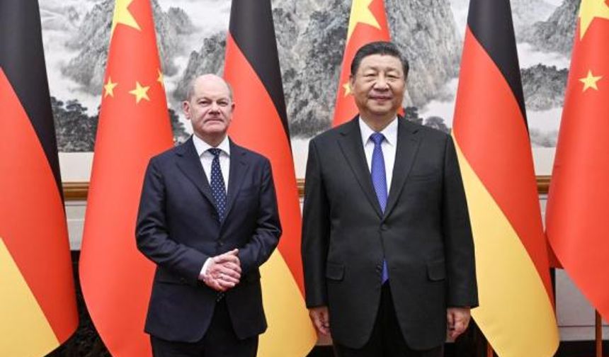 Çin Cumhurbaşkanı Xi, Almanya Başbakanı Scholz ile görüştü